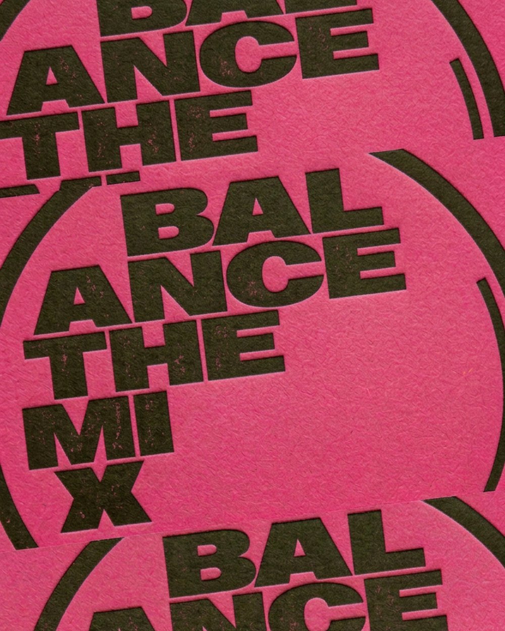 Balance the mix