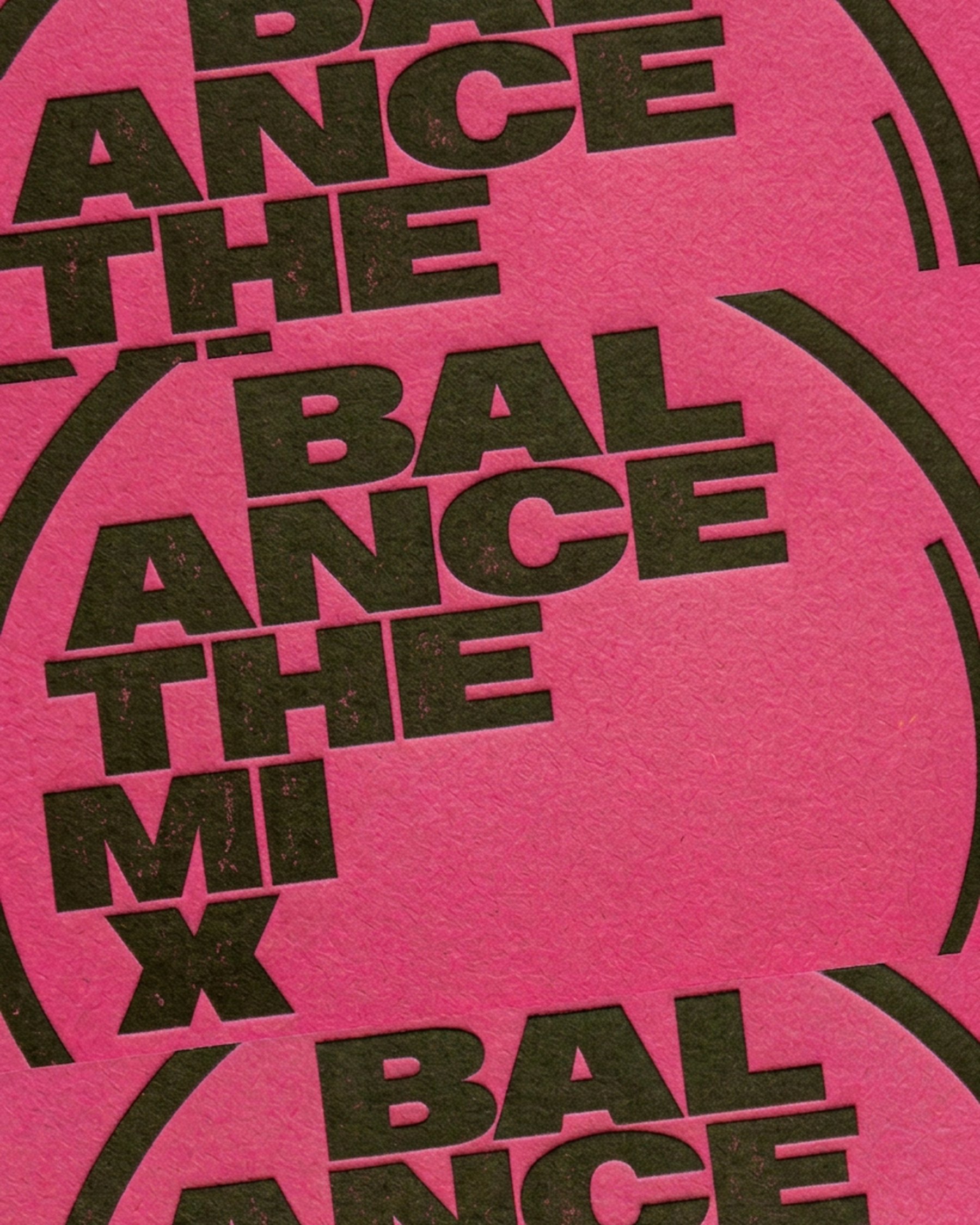 Balance the mix