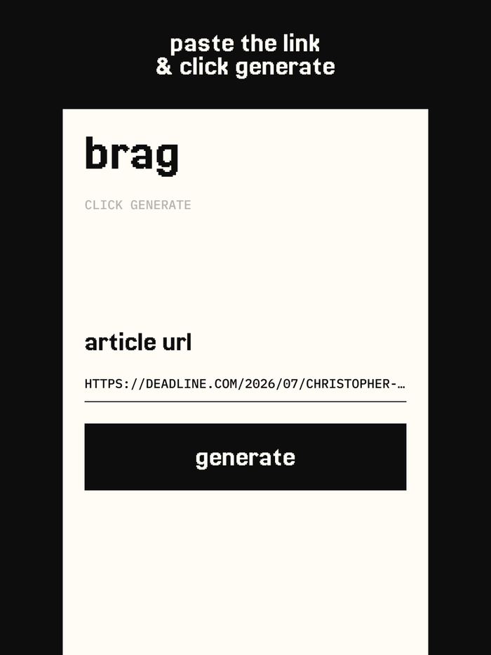 Brag App