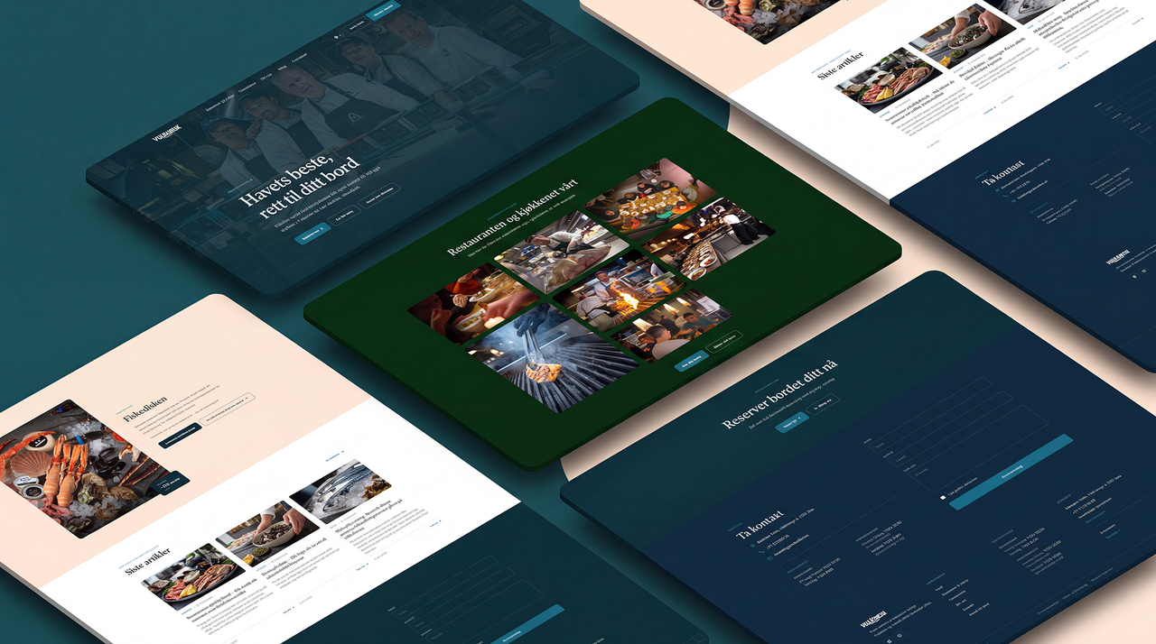 Vulkanfisk — sideoppsett i full bredde
