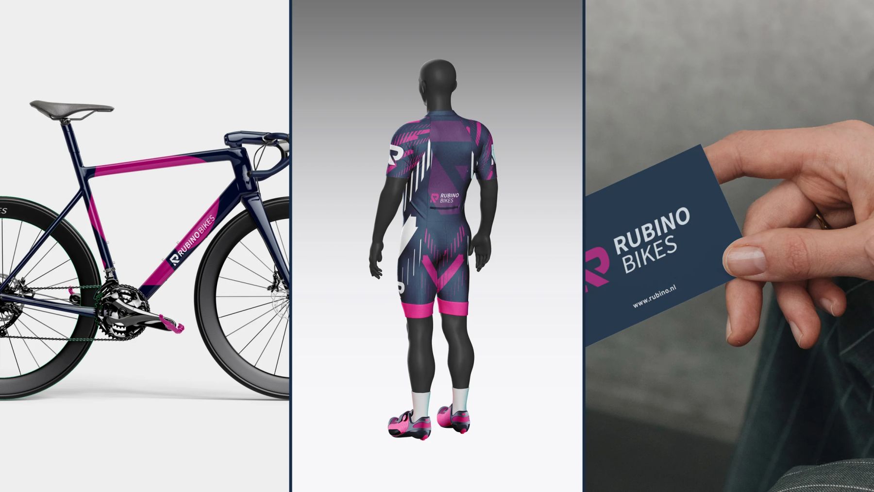 Een nieuwe huisstijl voor een fietsenwinkel, Rubino Bikes