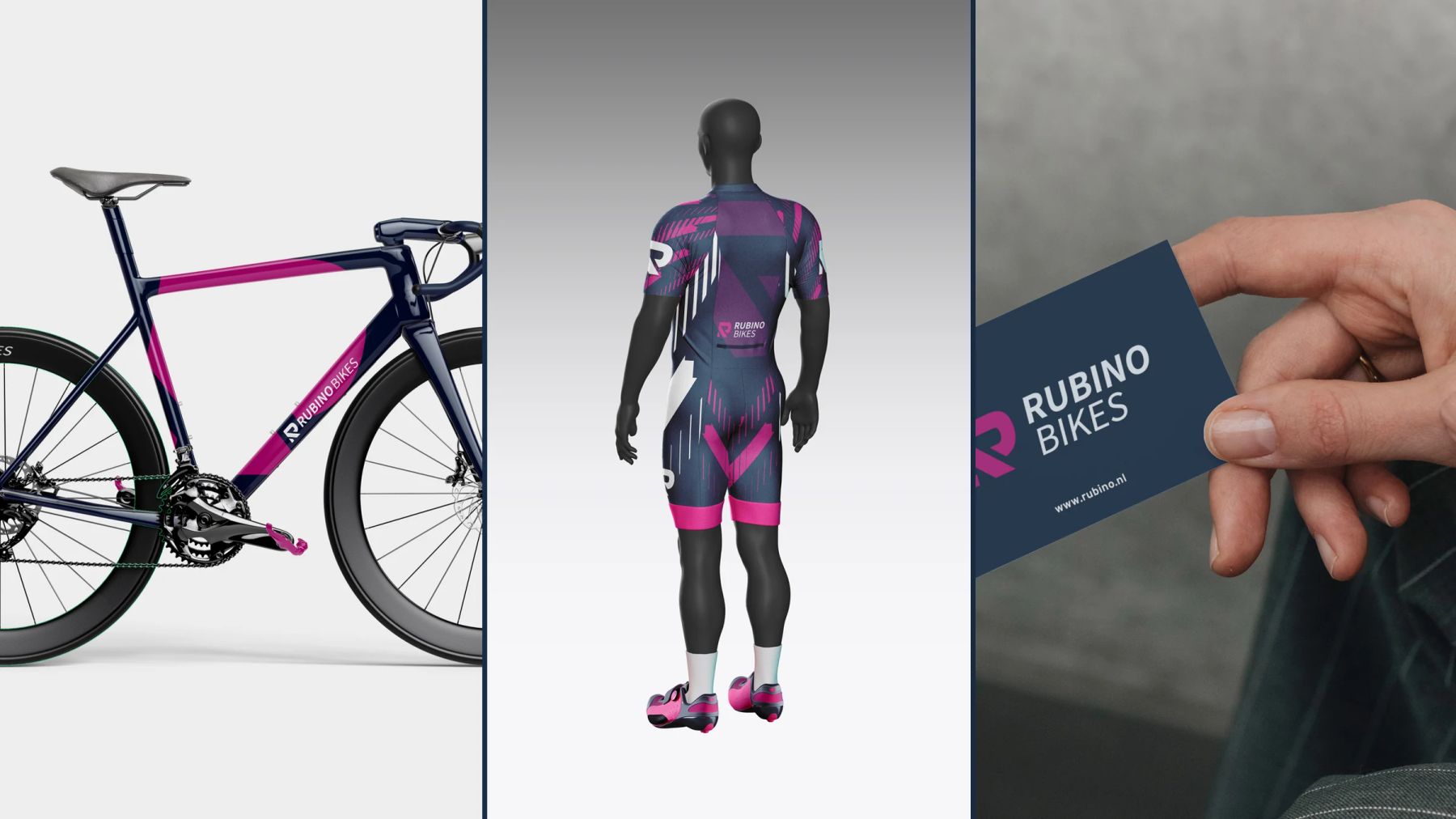 Een nieuwe huisstijl voor een fietsenwinkel, Rubino Bikes
