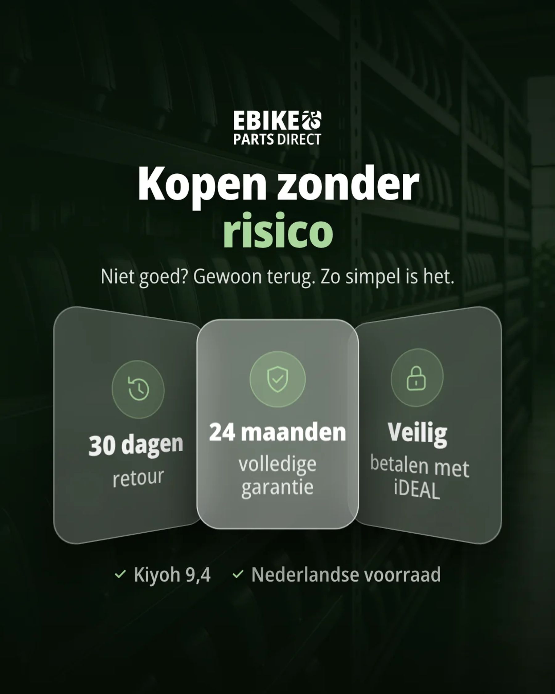 Advertentie: kopen zonder risico