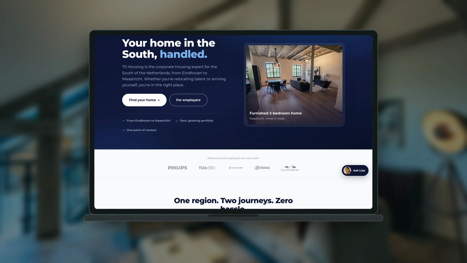 Website, photography, content and campaigns, TS Housing
