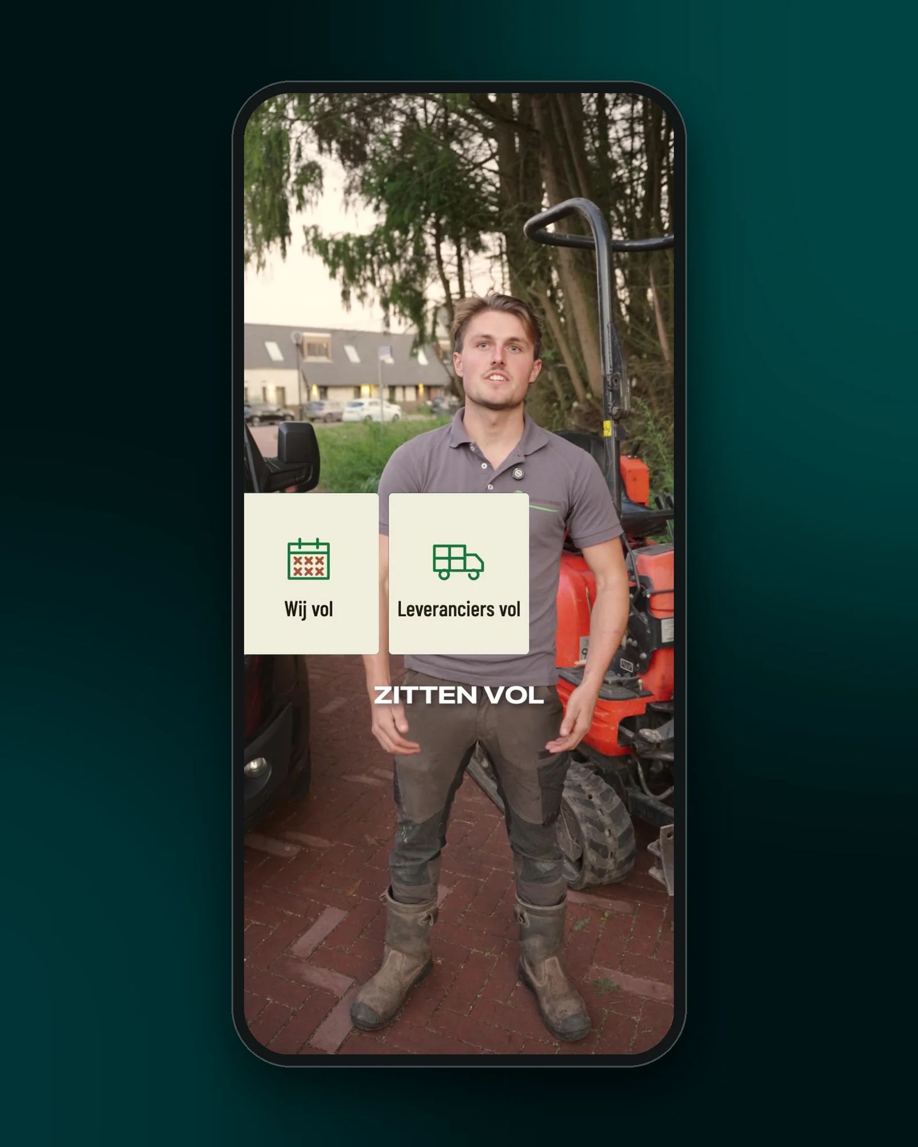 Video: the schedule is full, with icons on screen