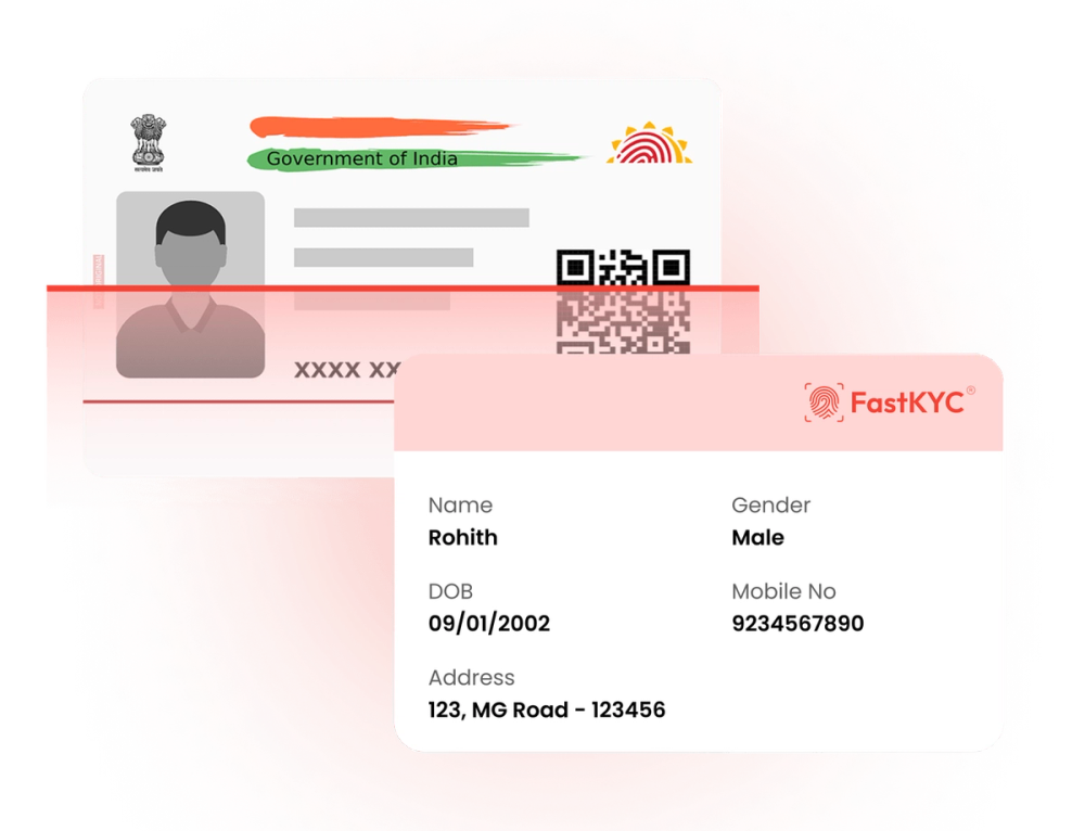 OCR Aadhaar illustration