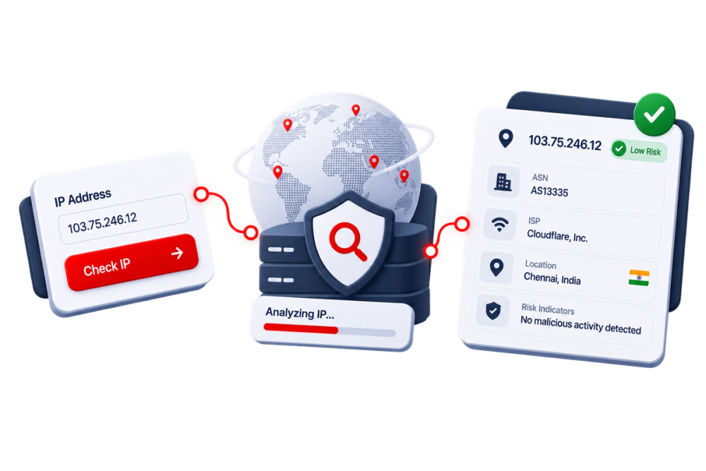 Illustration of a verified identity document representing the IP Quality Check API
