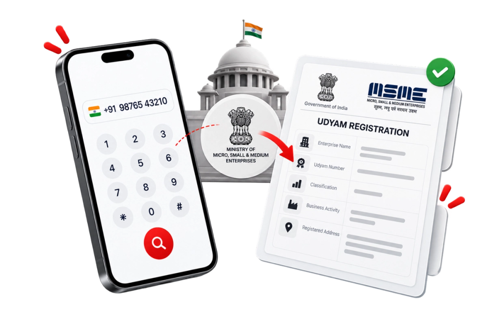 Illustration of a verified identity document representing the Mobile to MSME API