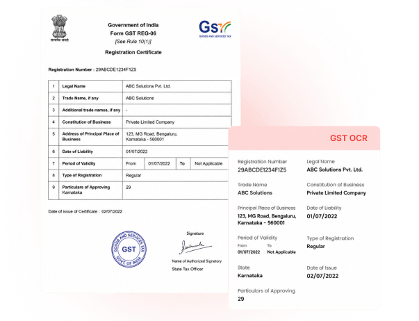GST OCR illustration