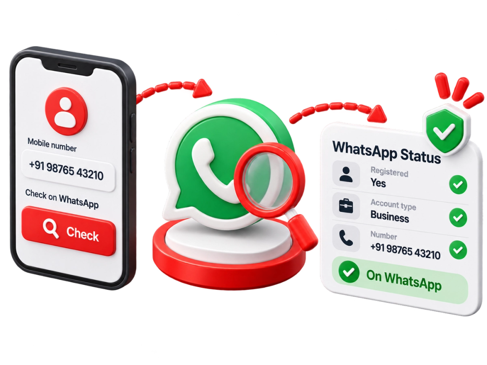 Whatsapp Check illustration
