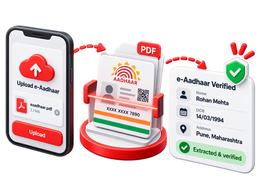 E-Aadhaar Verify illustration