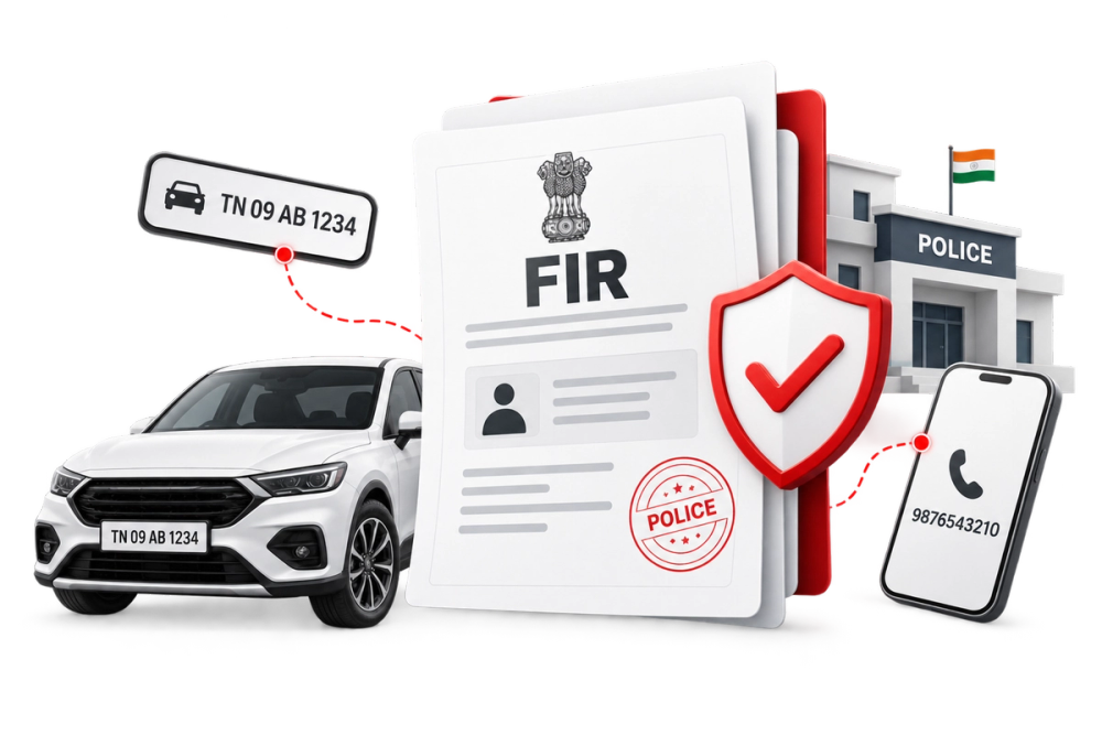 Illustration of a verified identity document representing the Get FIR Details API