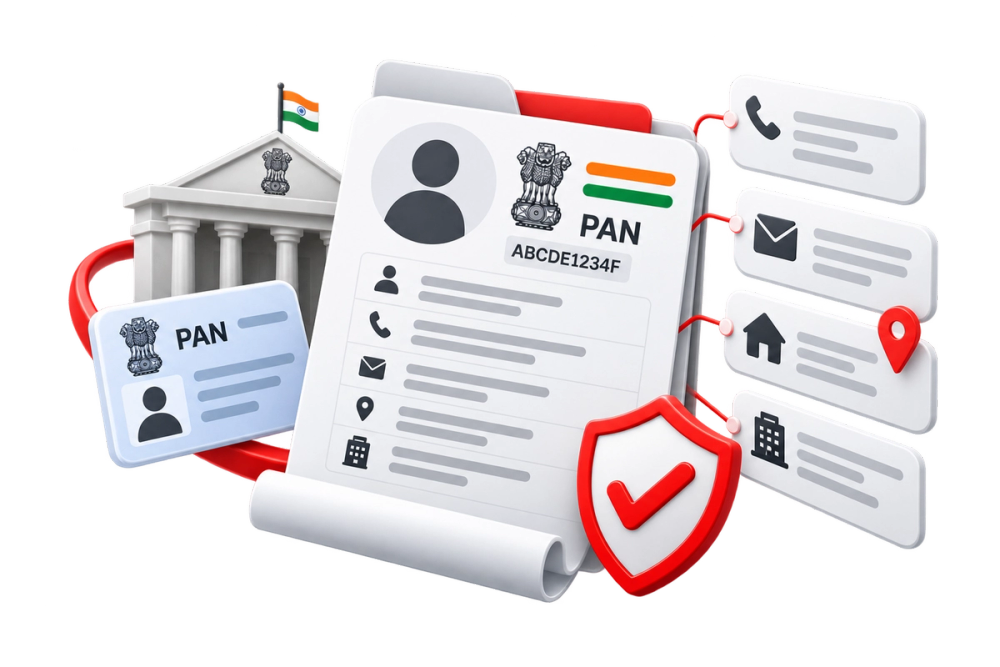 Illustration of a verified identity document representing the ITR get Profile Details API
