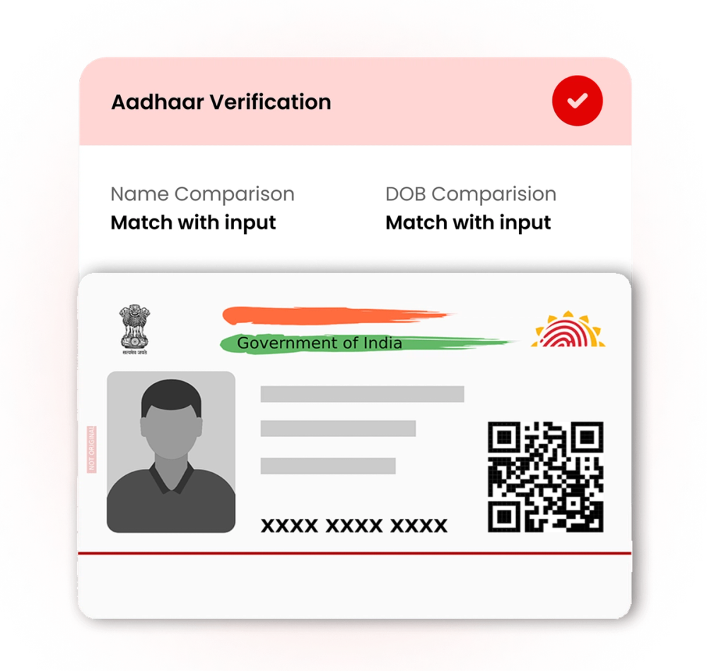 Aadhaar Validation illustration