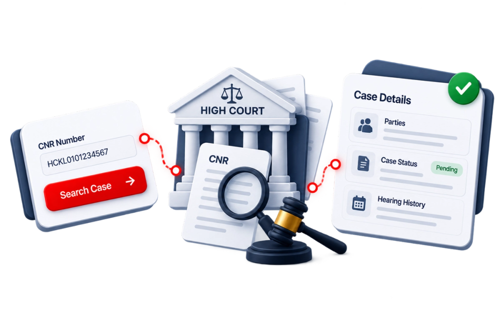 Illustration of a verified identity document representing the High Court Search API