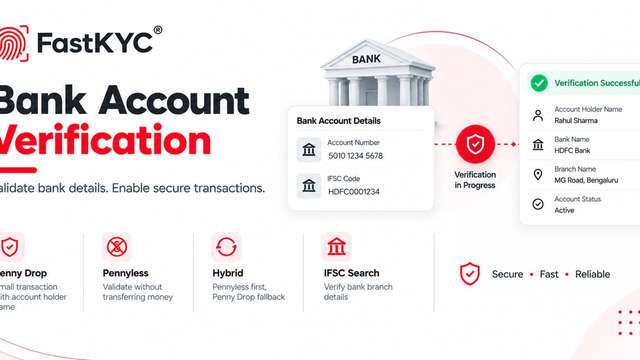 Bank account verification flow