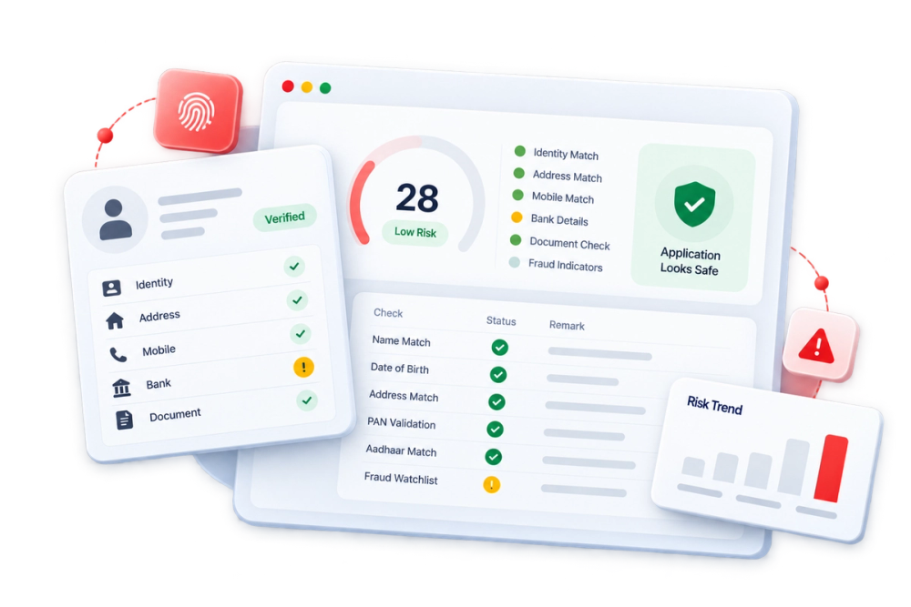 Illustration of a verified identity document representing the Risk Analyzer API