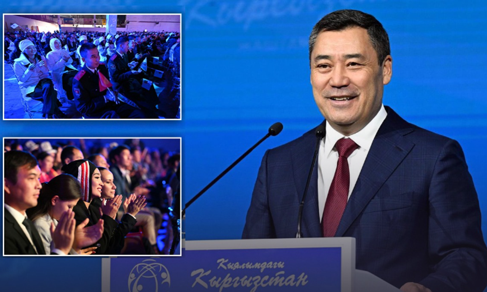 Садыр Жапаров Бишкекте өткөн «Кыялымдагы Кыргызстан» жаштар форуму катышты