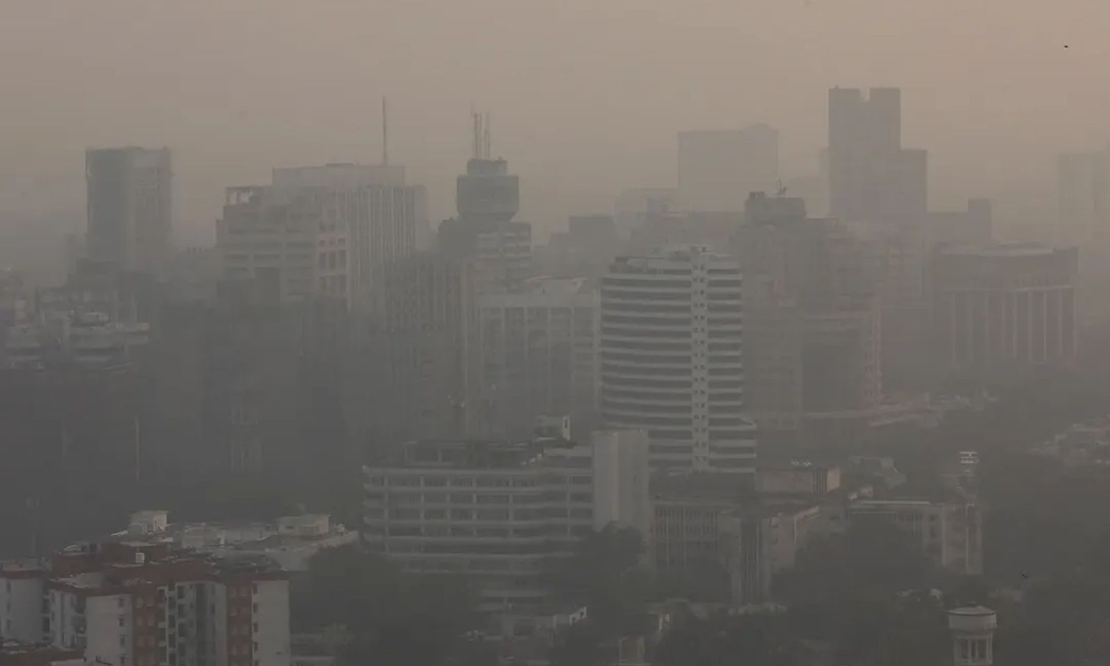 Индиянын борборун кара түтүн каптады. Мектептер жабылды