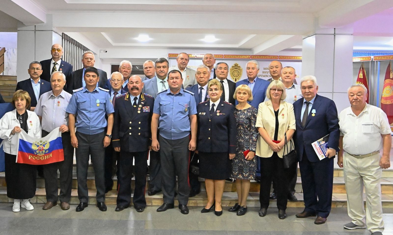 Россия Федерациясынын ИИМдин ардагерлеринин делегациясы Кыргыз Республикасына иш сапары менен келди