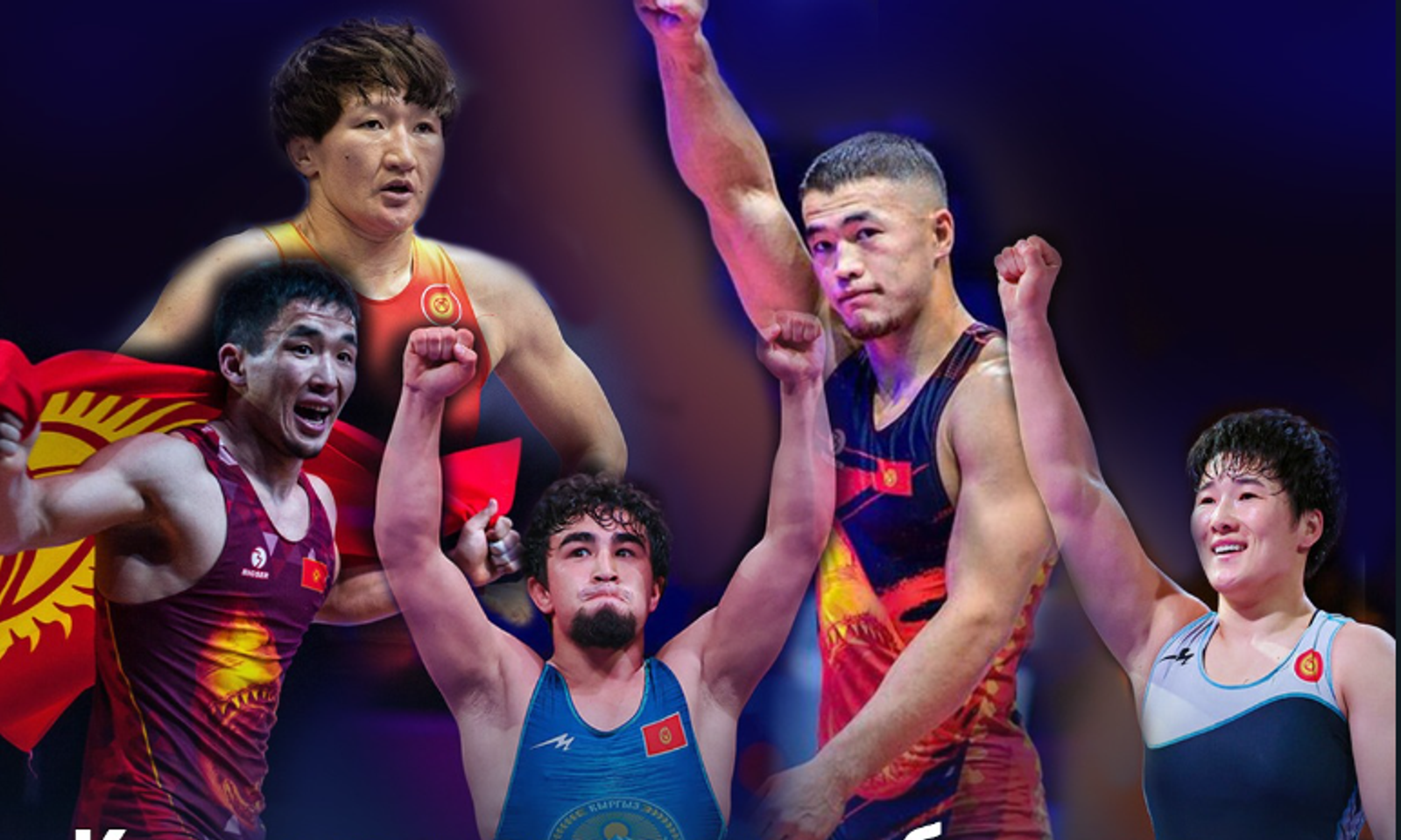 Кыргызстан күрөш боюнча Дүйнө чемпионатында командалык эсепте 3-орунду ээледи