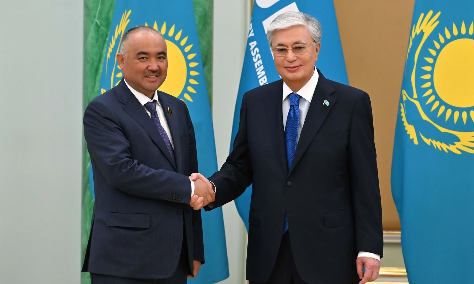 Нурланбек Тургунбек уулу Касым Жоомарт Токаев менен жолукту