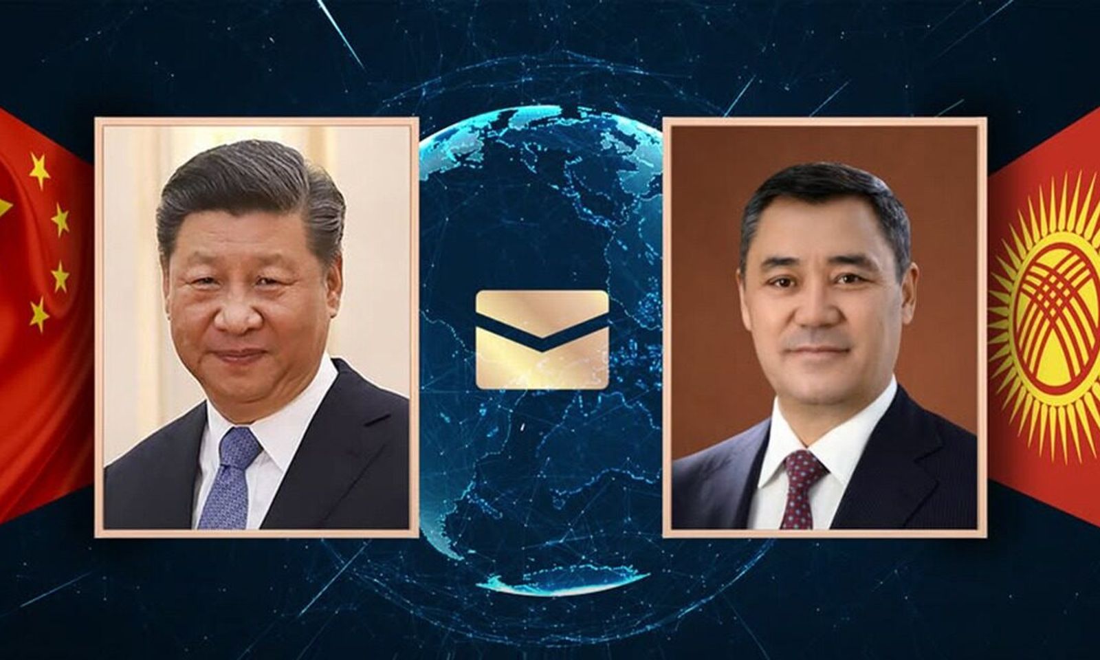 Кытай Эл Республикасынын Төрагасы Си Цзиньпин Кыргыз Республикасынын Президенти Садыр Жапаровду жана Кыргызстан элин Жаңы жылы менен куттуктады