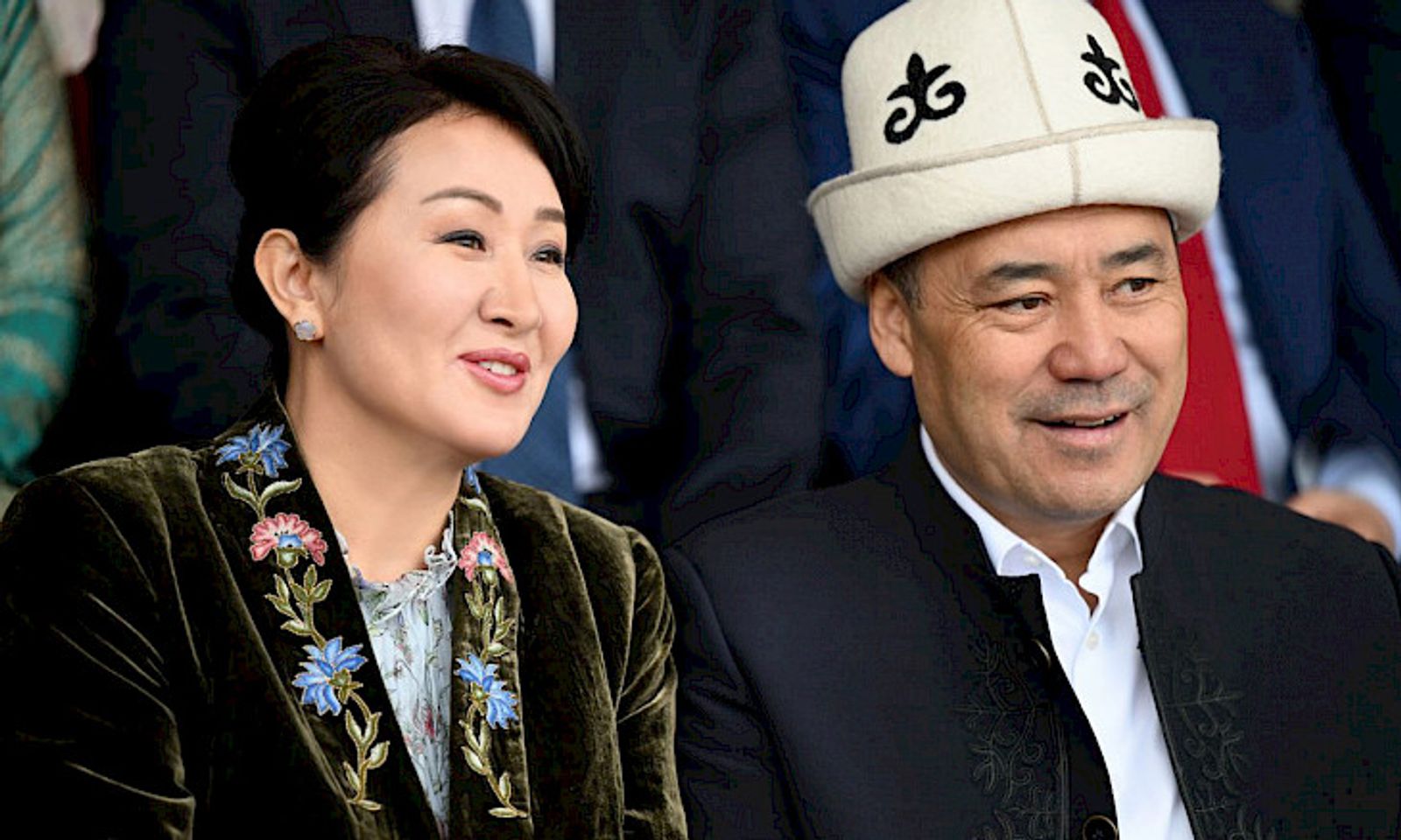 Садыр Жапаров жана биринчи айым Монголиянын улуттук Наадам майрамынын ачылышына катышты