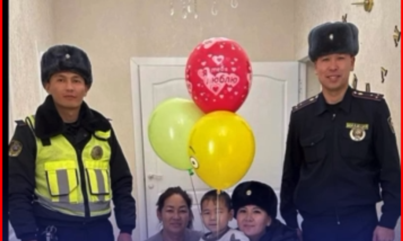 Милиция кызматкерлери 6 жаштагы Темирландын кыялын орундатышты