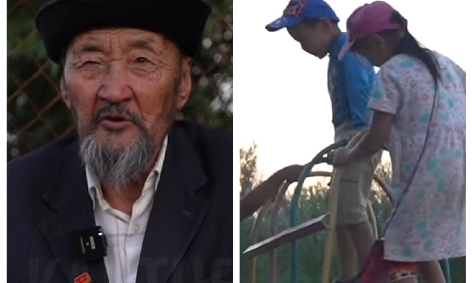 «Дагы кеңейтсем дейм». 93жаштагы Тоңдук карыя пенсиясын чогултуп, балдарга аянтча куруп берди