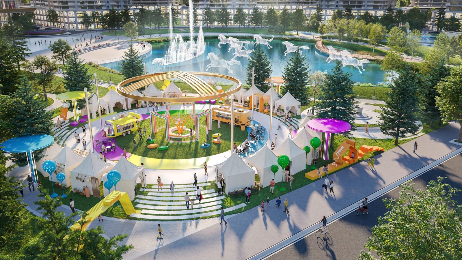 Парк «Шёлковый путь» – предназначен для жителей Royal Central Park