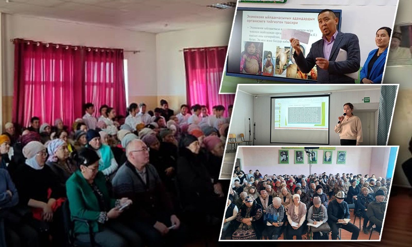 Ак-Талаада жугуштуу оорулардын алдын алуу жана болтурбоо боюнча маалыматтар көрсөтүлүп,түшүндүрүү иштери жүргүзүлүүдө