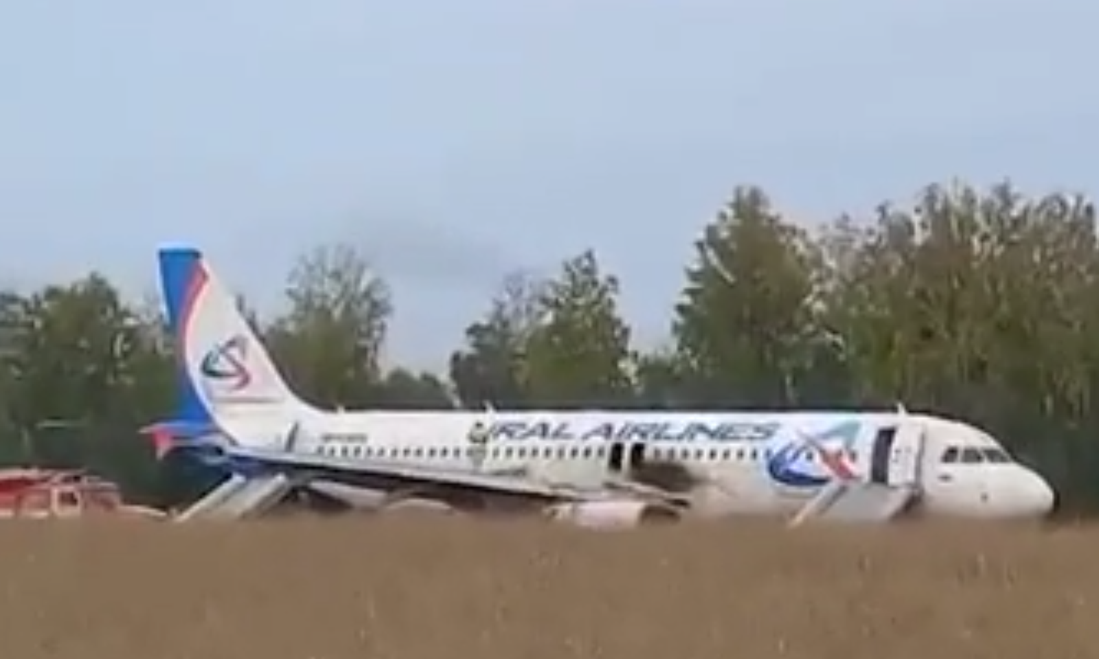 ВИДЕО-Буудай талаасына конгон учак. 173 адам аман калды