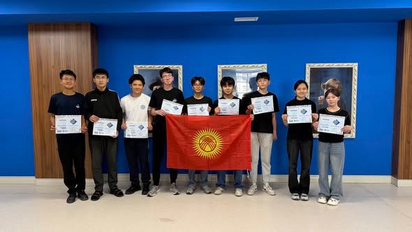 КЫРГЫЗСТАНДЫК ОКУУЧУЛАР EUROPEAN MATHEMATICAL CUP МЕЛДЕШИНДЕ 3 КОЛО МЕДАЛЬ ЖЕҢИП АЛЫШТЫ