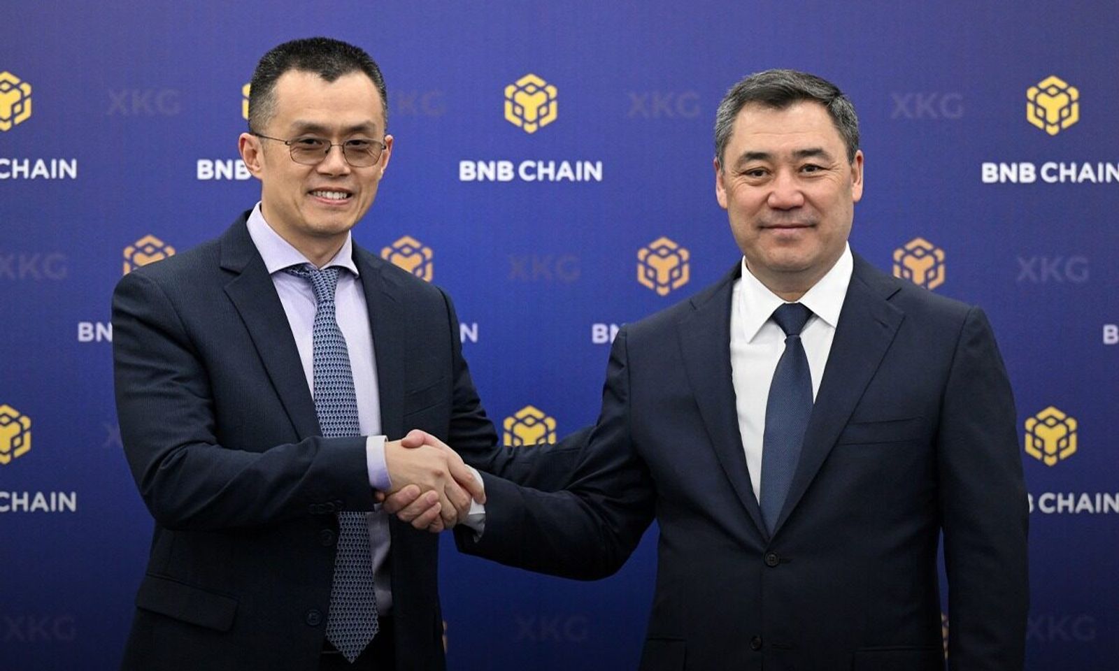 Президент Садыр Жапаров 3-майда, дүйнөдөгү эң ири криптовалюталык биржалардын бири Binance компаниясынын негиздөөчүсү Чанпэн Чжао менен Чолпон-Ата шаарында жолугушуу өткөрдү