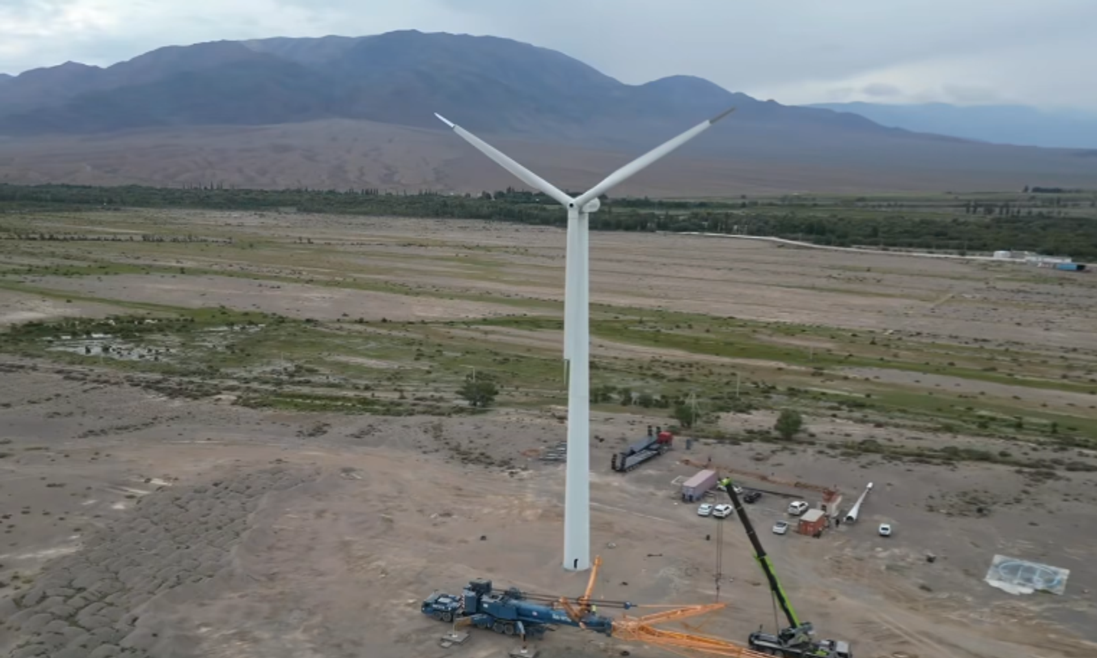 Өлкөдө алгачкы шамал станциясы электр энергиясын өндүрө баштады