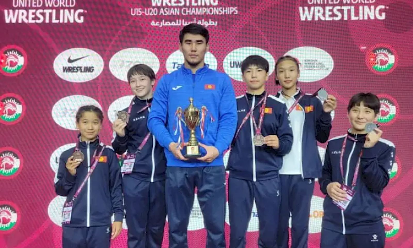 Азия чемпионаты. Кыргызстандык балбан кыздар 5 медаль жеңди