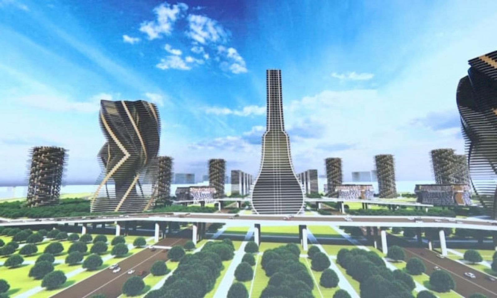 Аз күндө «Асман» шаарынын курулуш иштери башталат