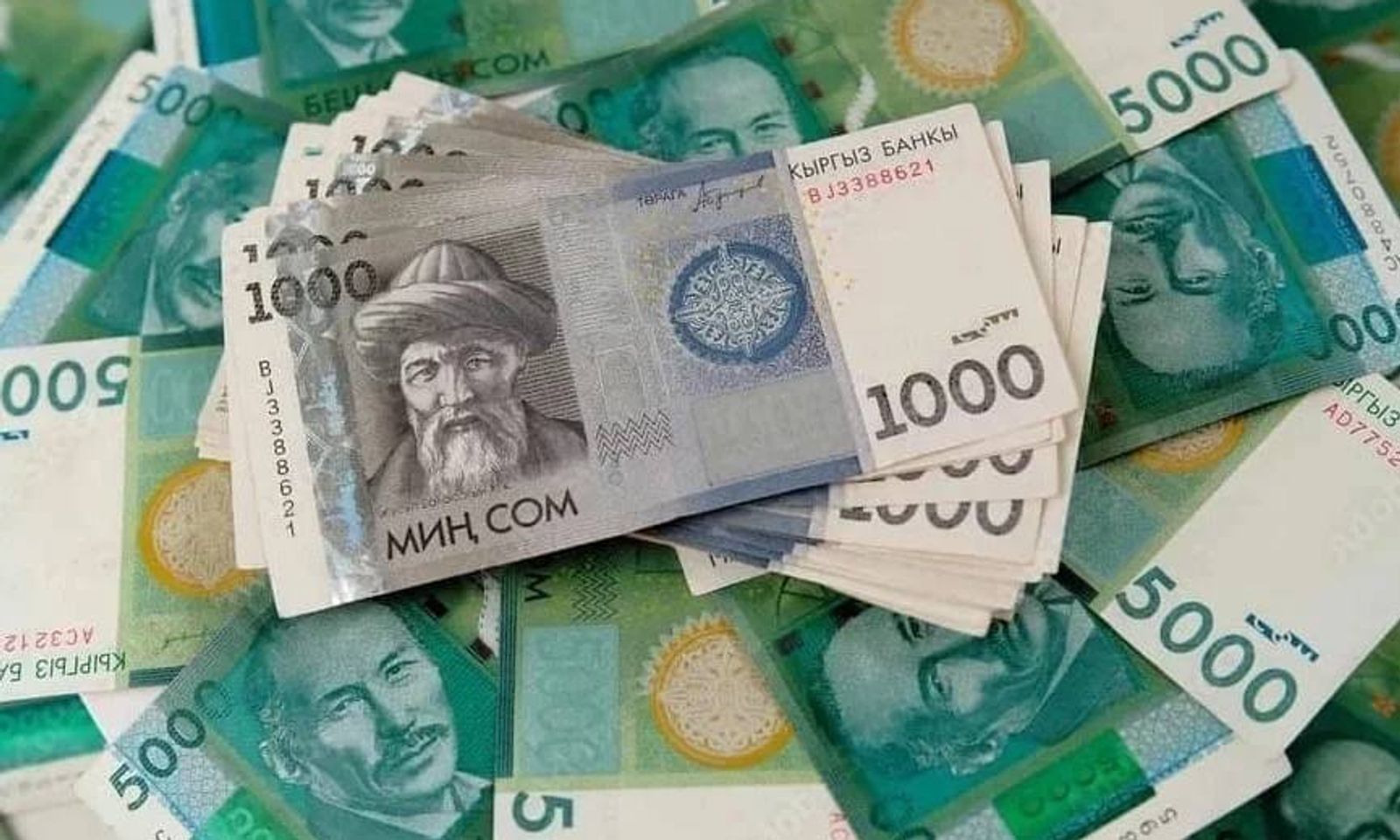 Кыргызстанда жүгүртүүдөгү накталай акчанын көлөмү 24,4 пайызга өстү