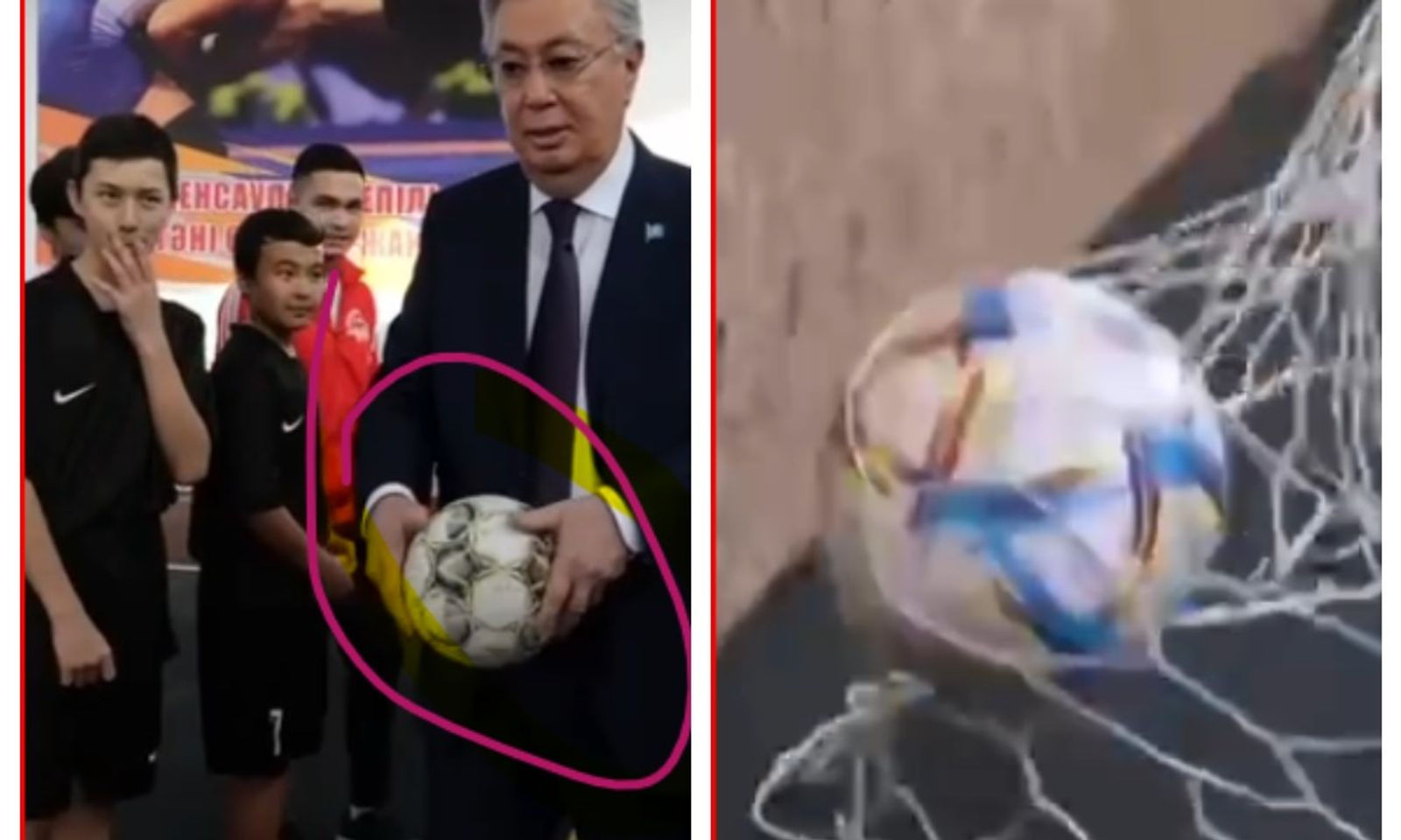 Топтун өңү эки башка болуп. Казак президентинин видеосу талкууда