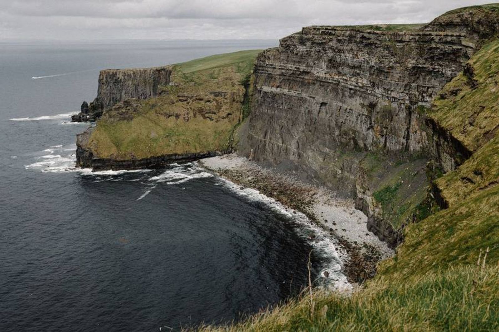 Les falaises de Moher, sur la côte ouest de l'Irlande