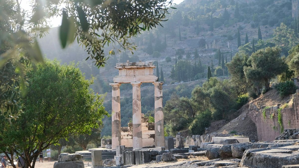 La tholos du sanctuaire d’Athéna Pronaia, à Delphes