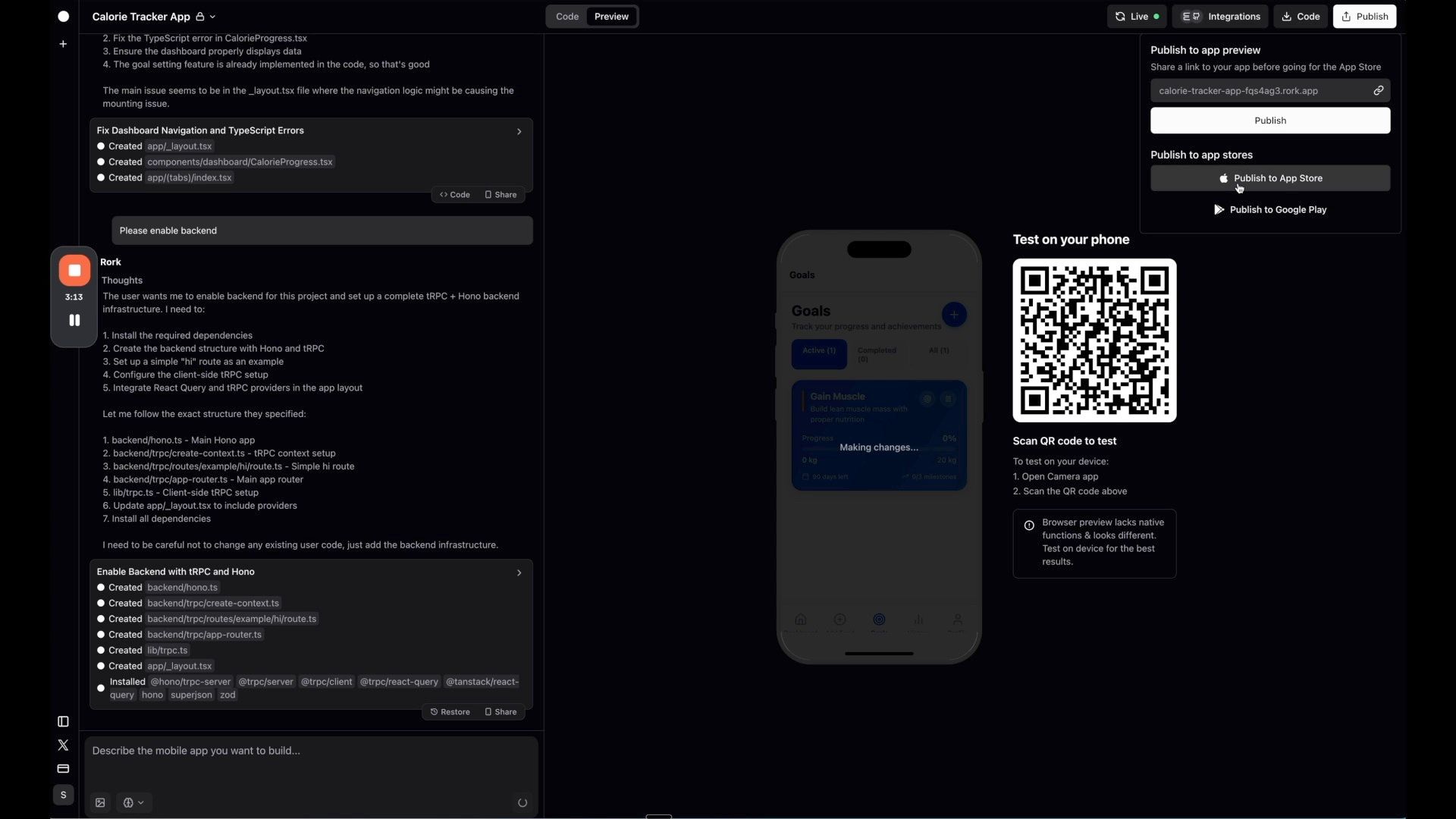 Publishing Rork app to App Store