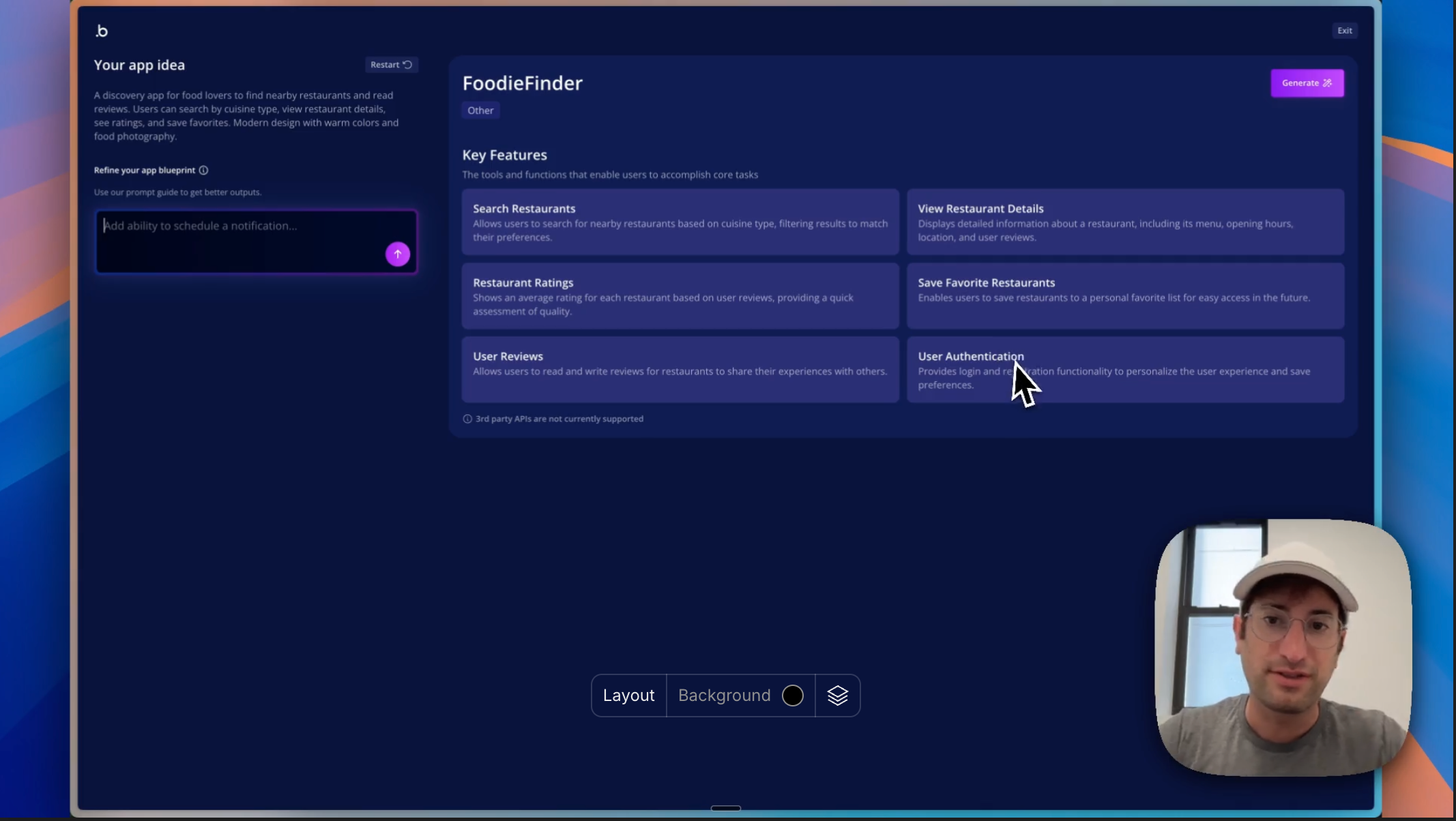Bubble blueprint