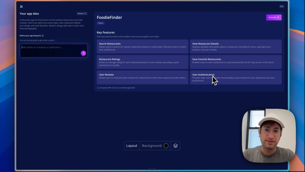 Bubble blueprint
