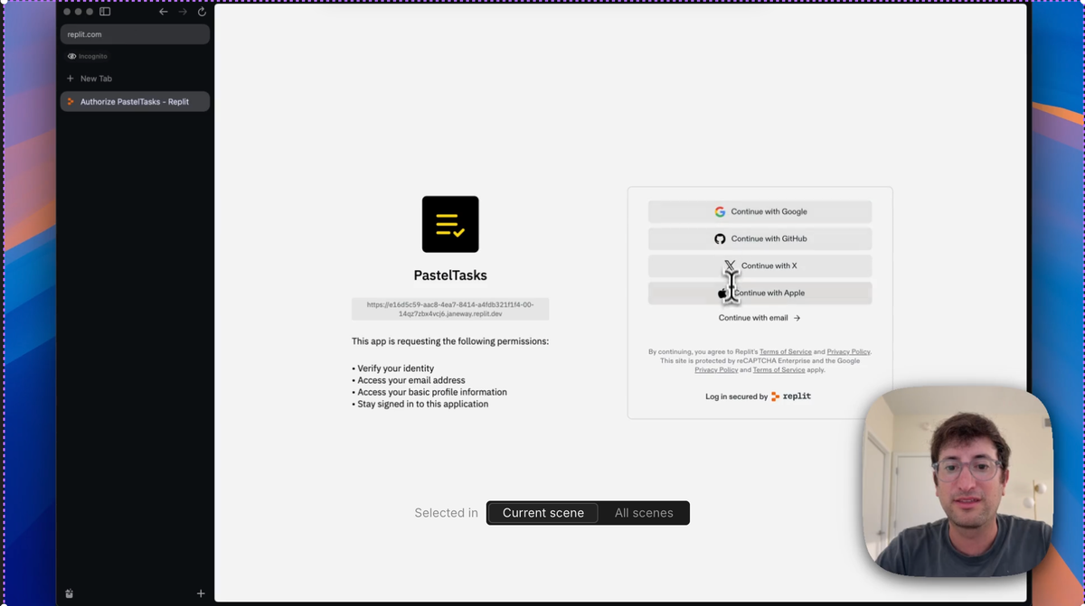 Replit authentication
