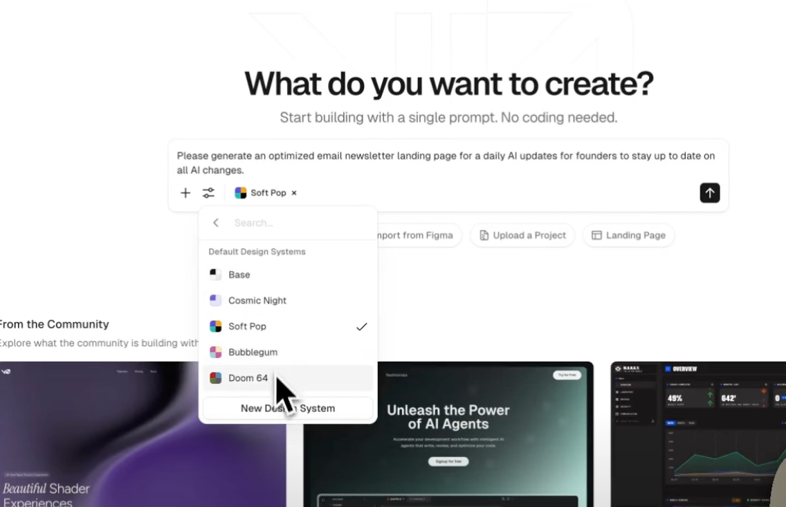 v0 design approach