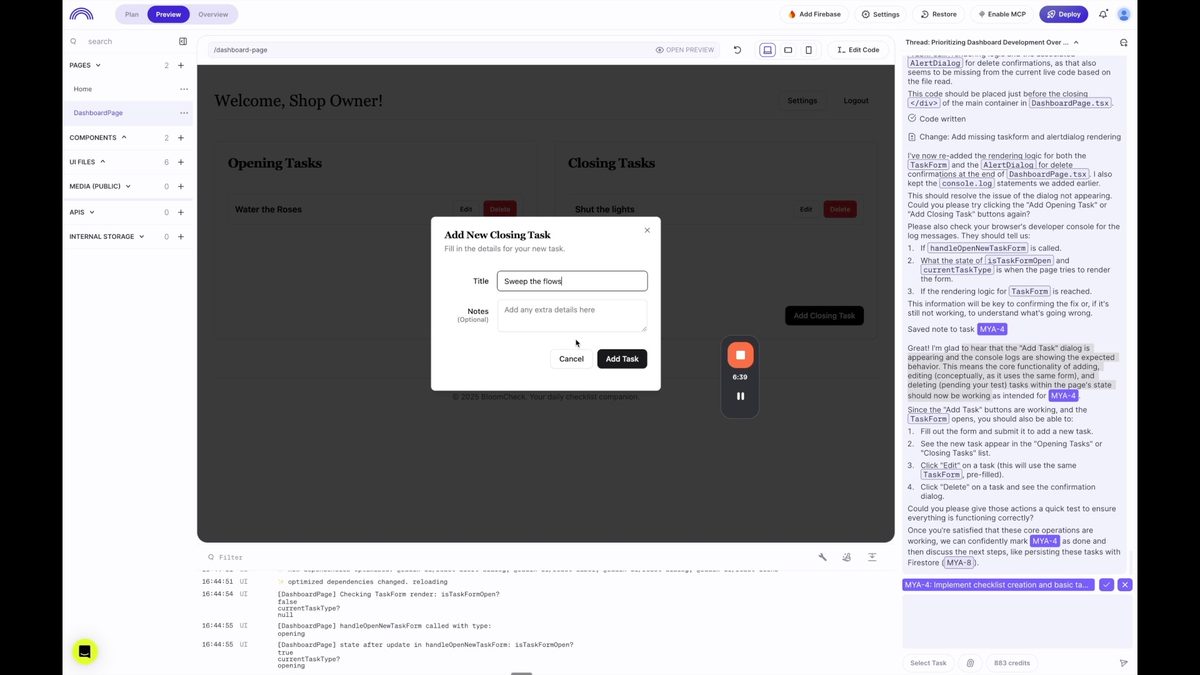 Adding advanced features