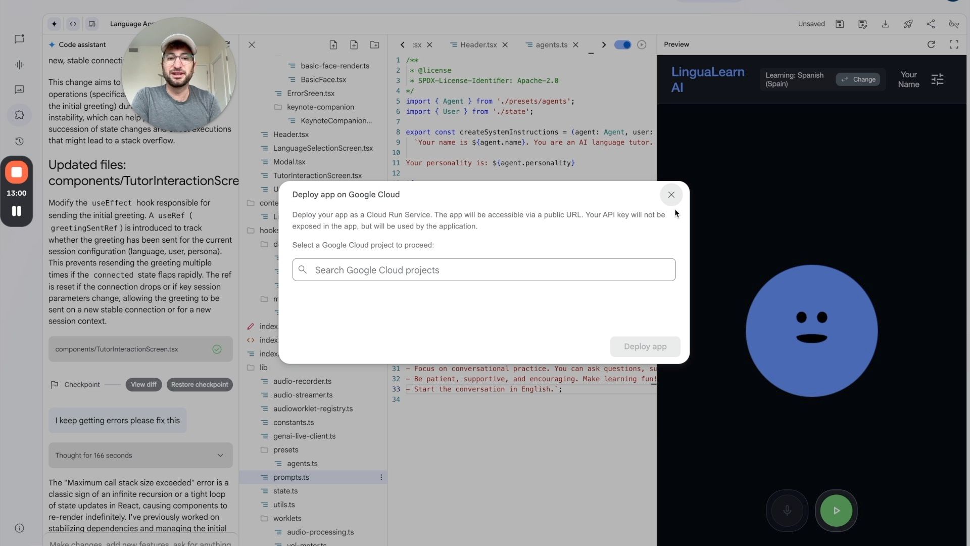 Deploying the App to Google Cloud