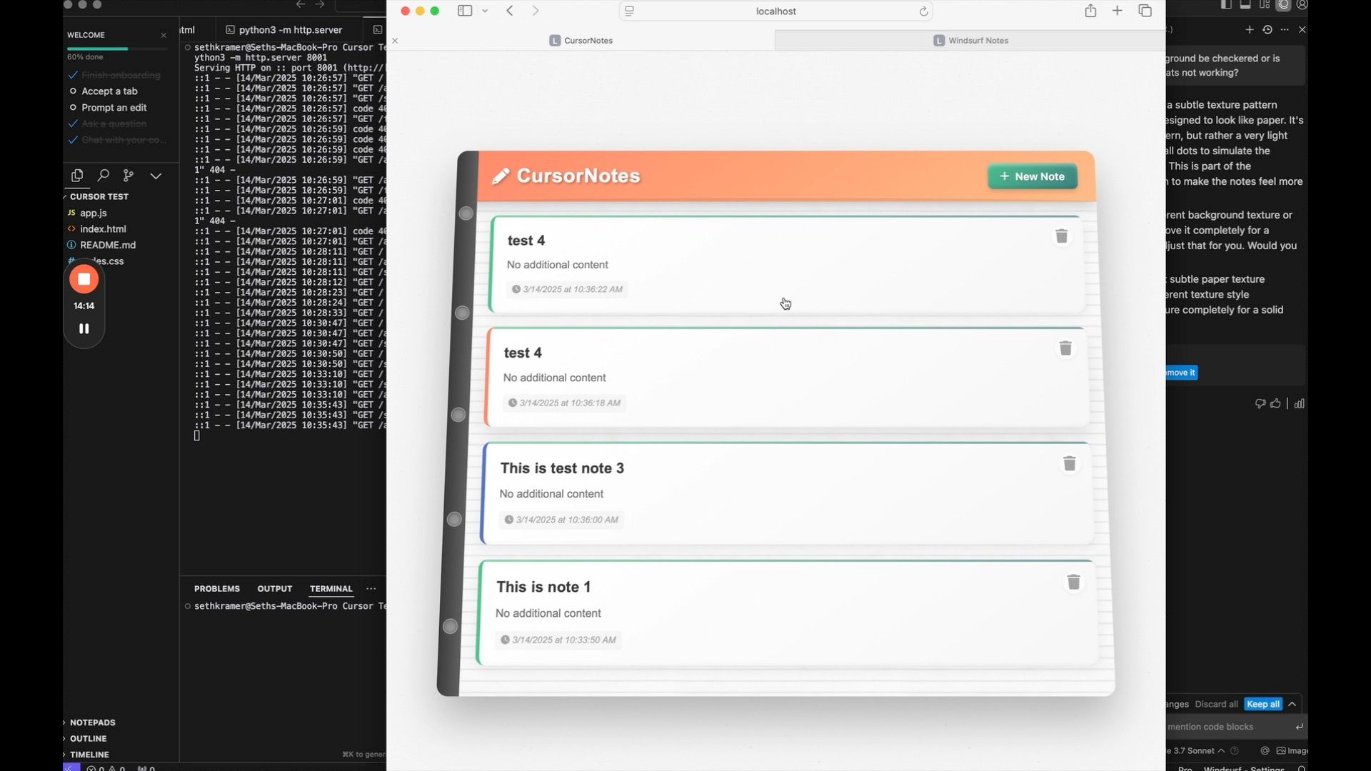 New design for the app